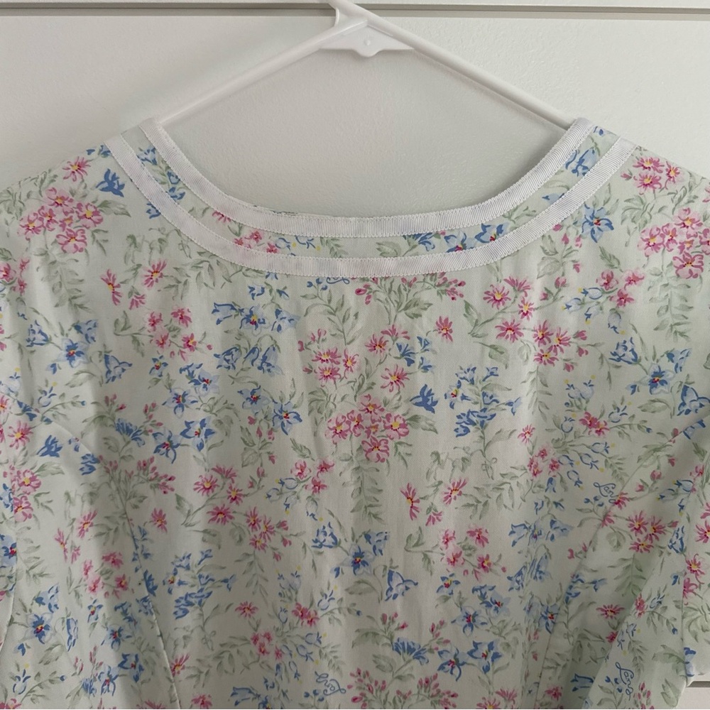 Lanz Of Salzburg Women’s Vintage Style Floral House Dress Size Small Cottagecore - Picture 10 of 10